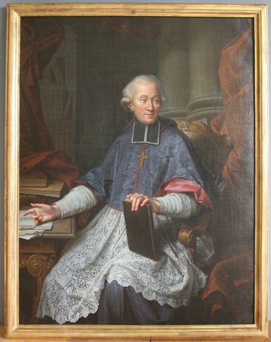 Tableau, cadre : portrait de Jérôme-Marie Champion de Cicé