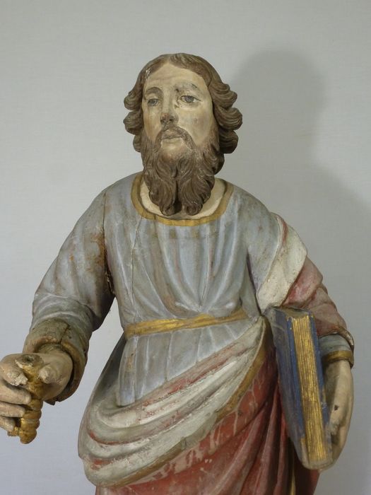 statue : Saint Paul, vue partielle