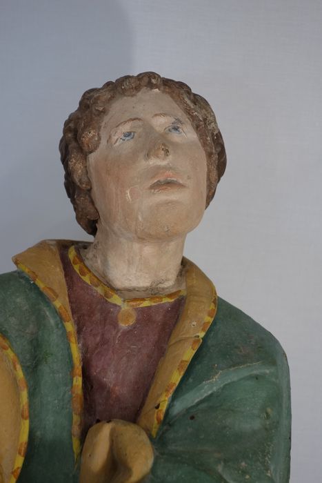 statue : Saint Jean du calvaire, vue partielle