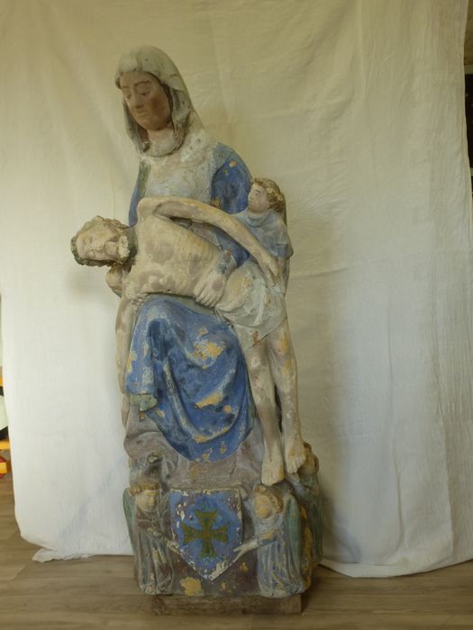 groupe sculpté : Vierge de pitié