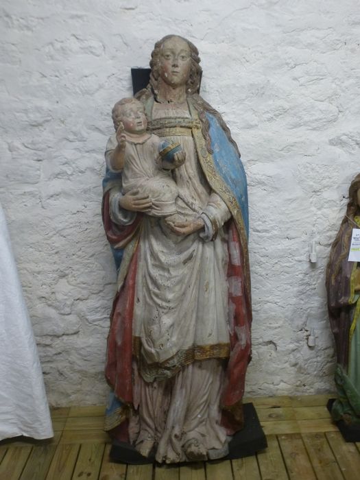 statue : Vierge à l'Enfant,  - © Ministère de la Culture (France), Médiathèque du patrimoine et de la photographie (département de la documentation), tous droits réservés