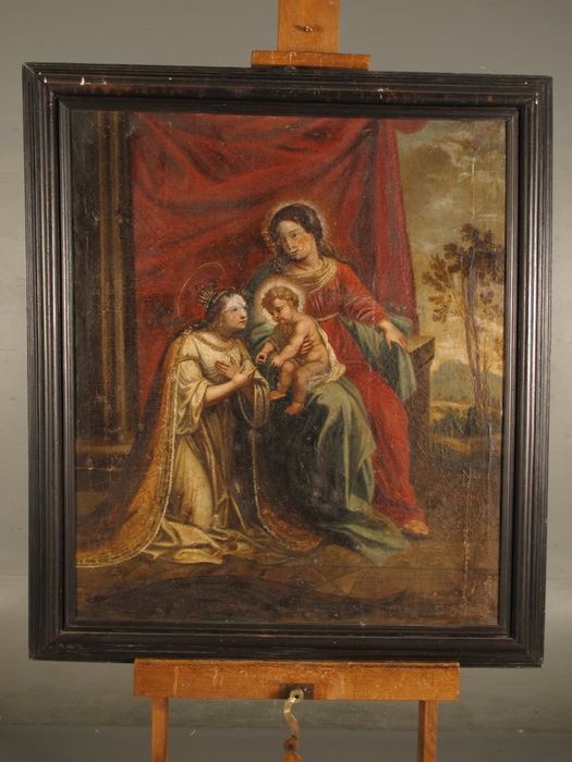 tableau : Mariage mystique de sainte Catherine