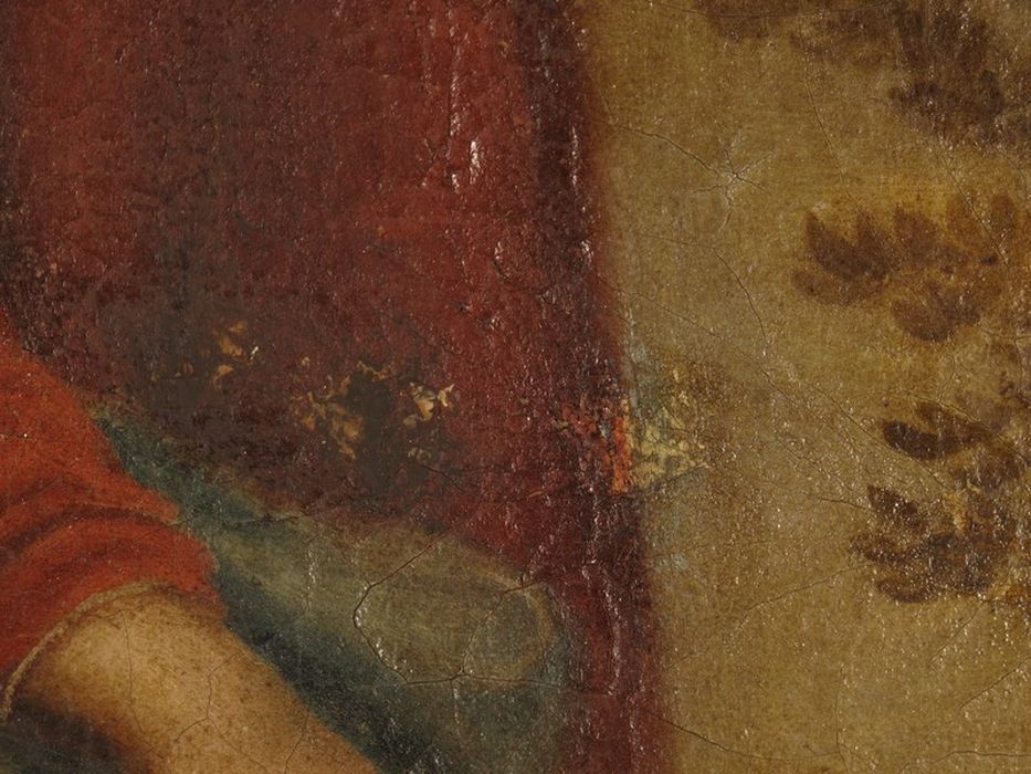 tableau : Mariage mystique de sainte Catherine, détail