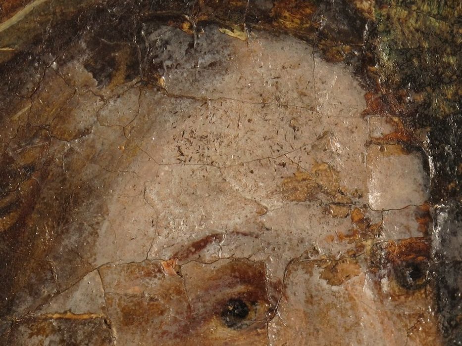 tableau : Mariage mystique de sainte Catherine, détail