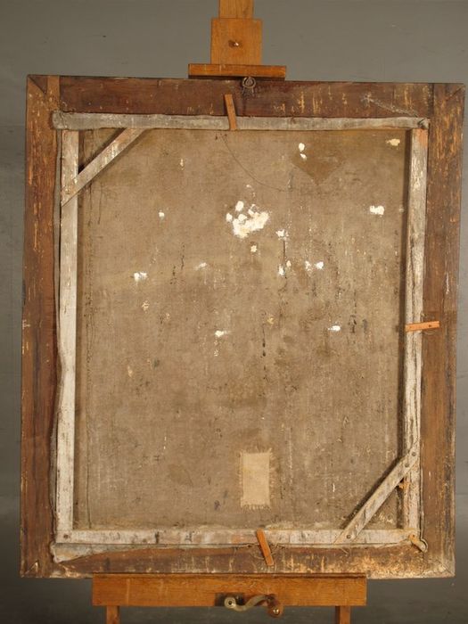 tableau : Mariage mystique de sainte Catherine, revers, vue générale