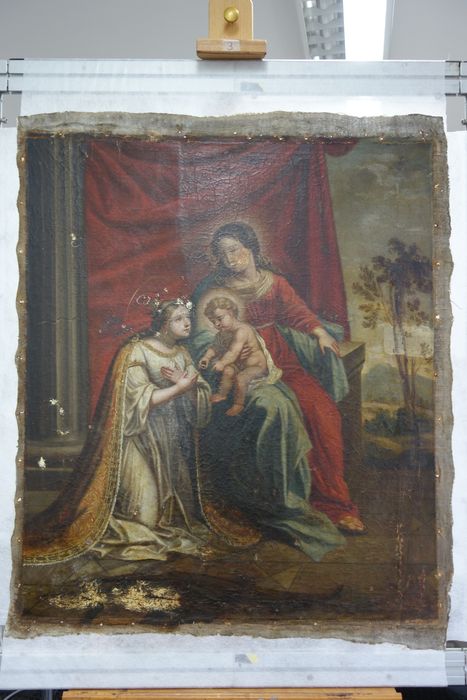 tableau : Mariage mystique de sainte Catherine