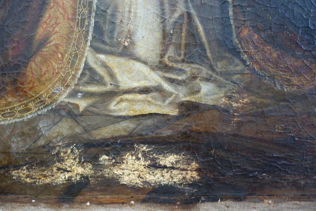 tableau : Mariage mystique de sainte Catherine, détail