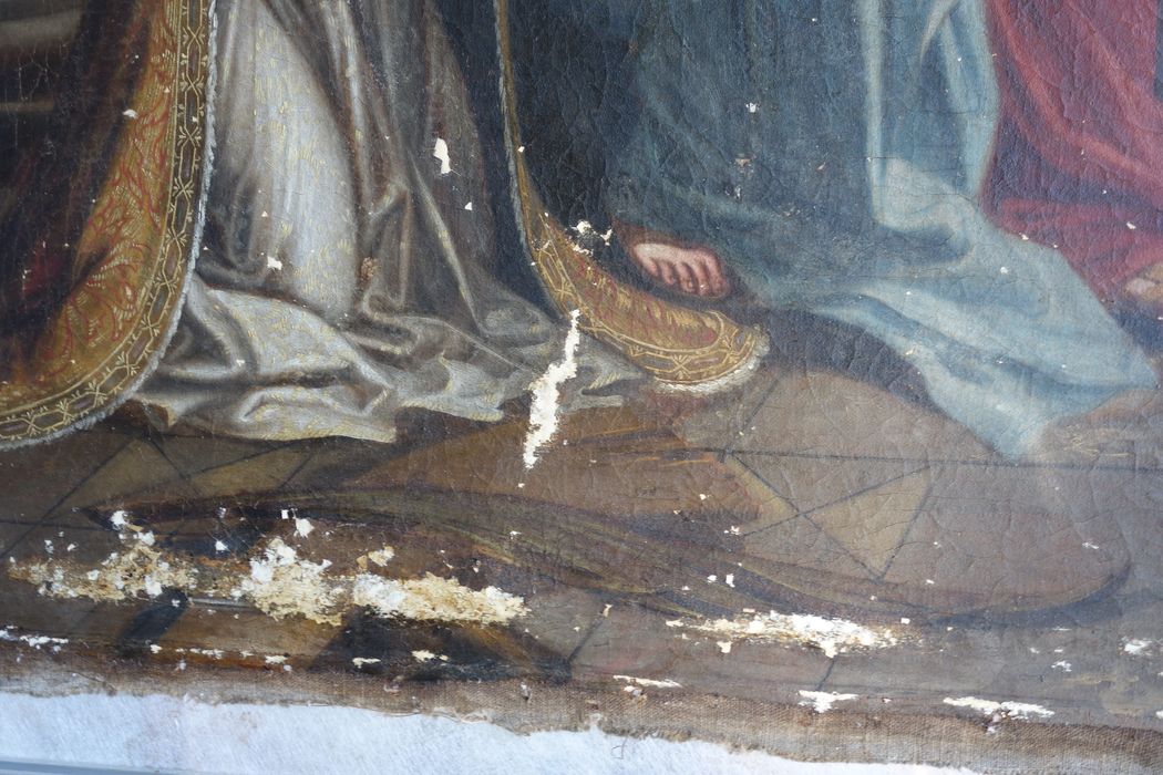 tableau : Mariage mystique de sainte Catherine, détail