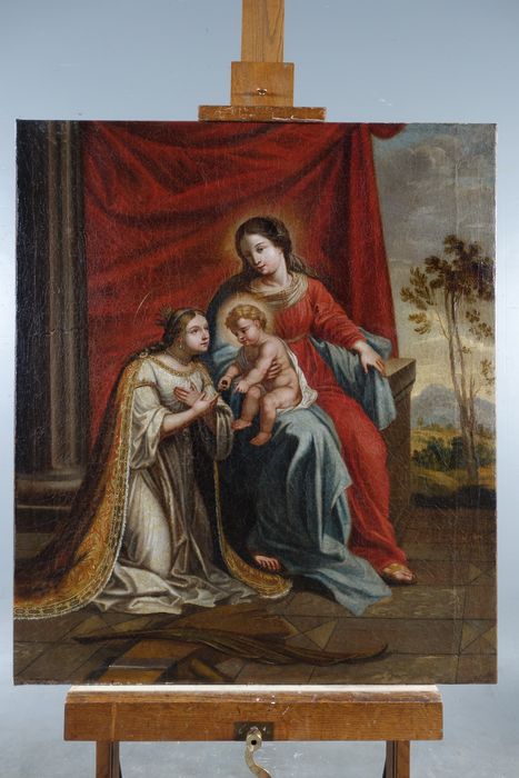 tableau : Mariage mystique de sainte Catherine