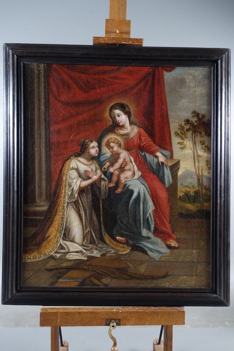 tableau, cadre : Mariage mystique de sainte Catherine