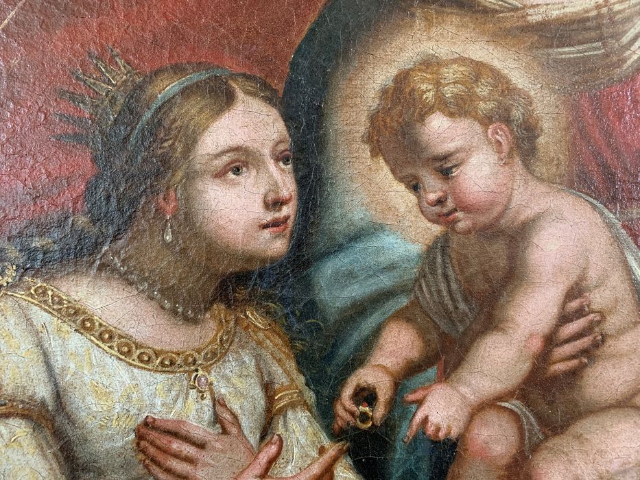 tableau : Mariage mystique de sainte Catherine