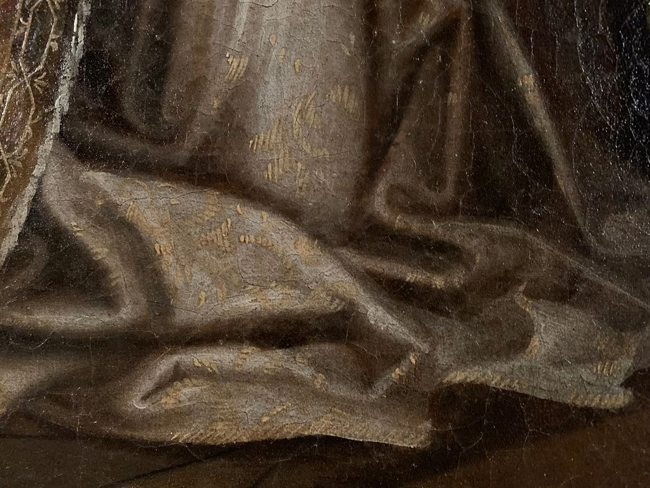 tableau : Mariage mystique de sainte Catherine, détail