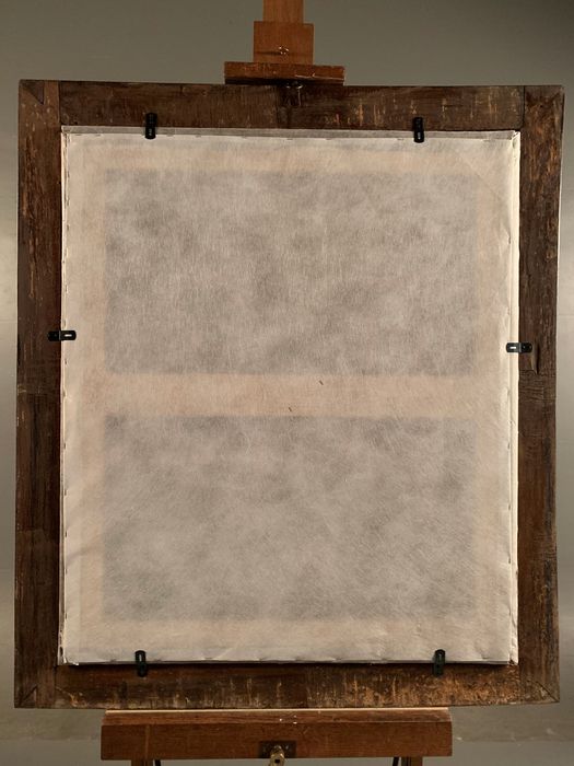 tableau : Mariage mystique de sainte Catherine, revers, vue générale