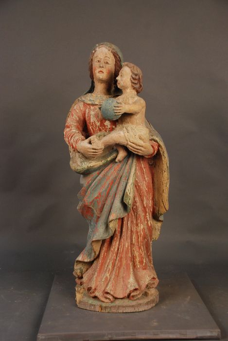statue (statuette) : Vierge à l'Enfant - © Ministère de la Culture (France), Médiathèque du patrimoine et de la photographie (département de la documentation), tous droits réservés