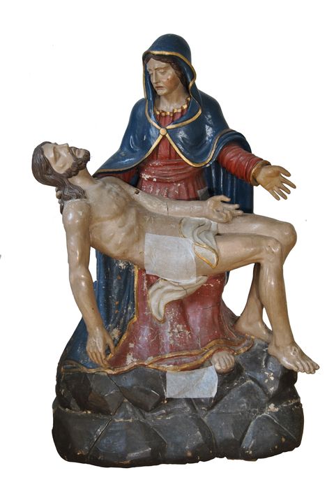 groupe sculpté : Vierge de pitié