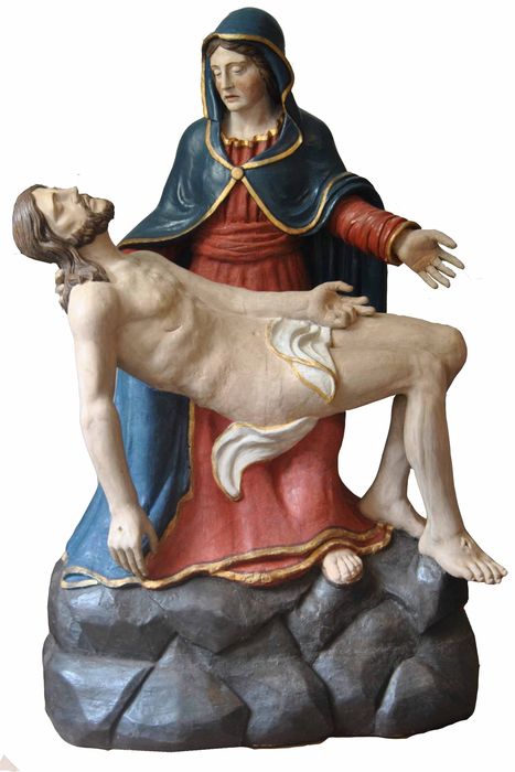 groupe sculpté : Vierge de pitié