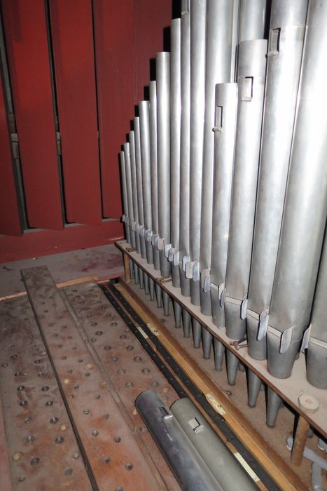 orgue de tribune : partie instrumentale de l'orgue, détail