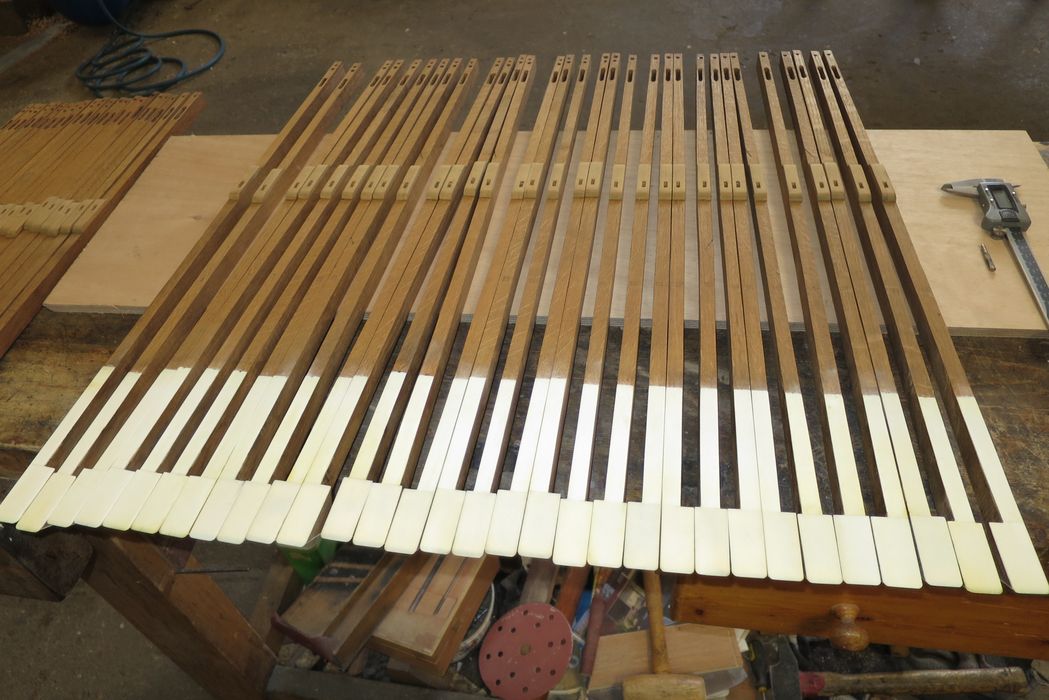 orgue de tribune : partie instrumentale de l'orgue, détail