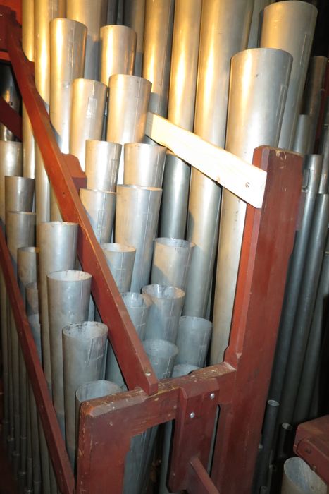 orgue de tribune : partie instrumentale de l'orgue, détail