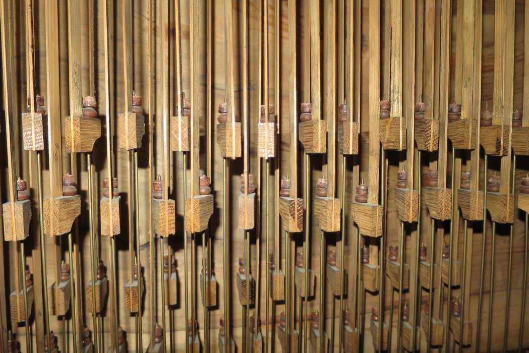 orgue de tribune : partie instrumentale de l'orgue, détail