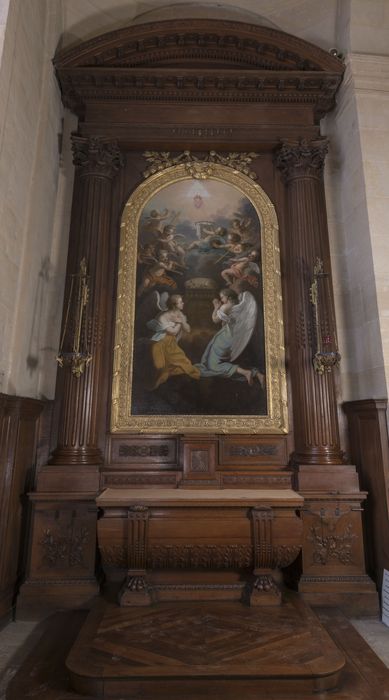 tableau : Adoration du Sacré-Coeur (l')