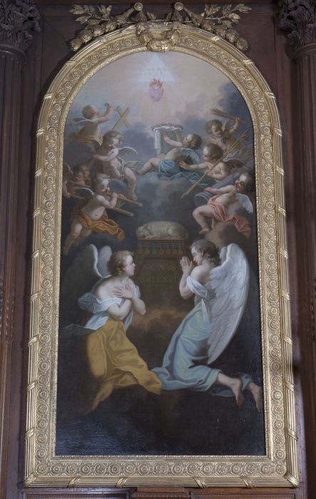 tableau : Adoration du Sacré-Coeur (l')