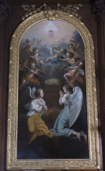 tableau : Adoration du Sacré-Coeur (l')