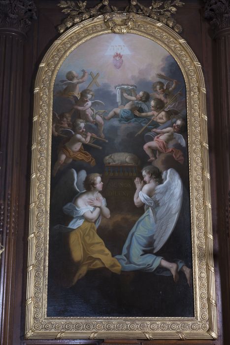 tableau : Adoration du Sacré-Coeur (l')