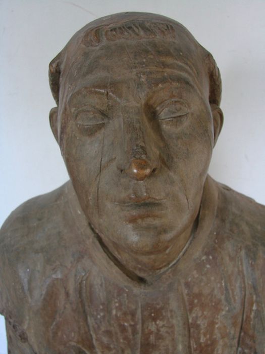 statue : Saint Bruno, détail