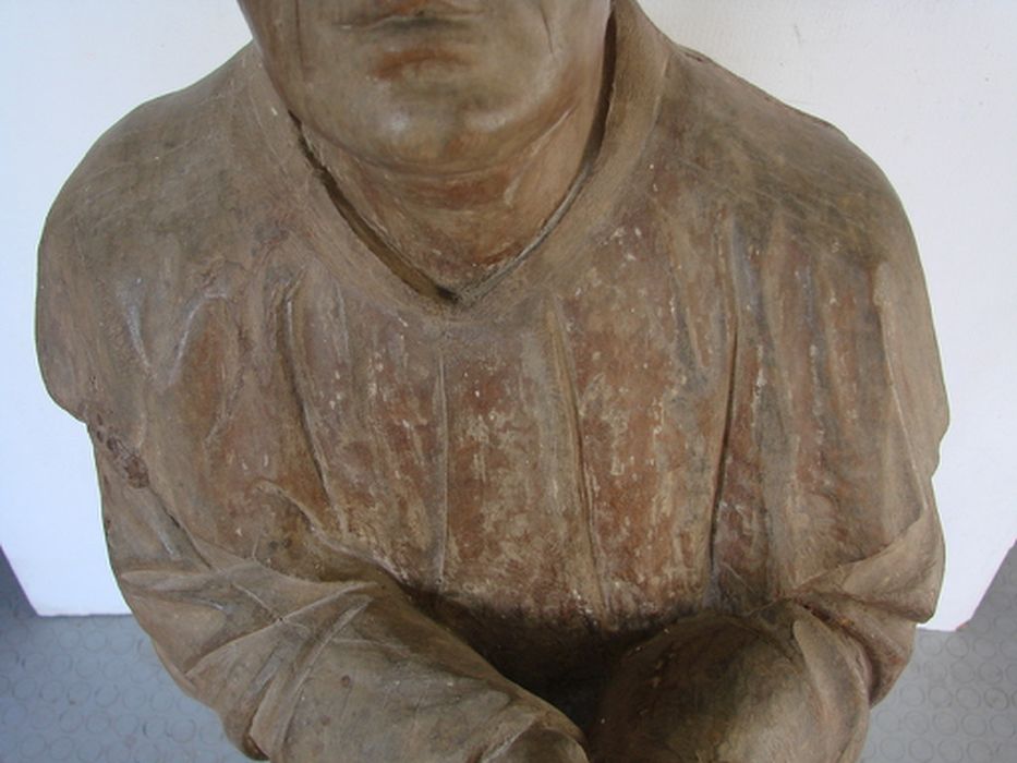 statue : Saint Bruno, détail