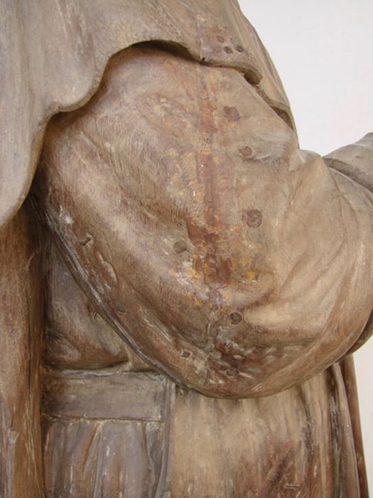 statue : Saint Bruno, détail