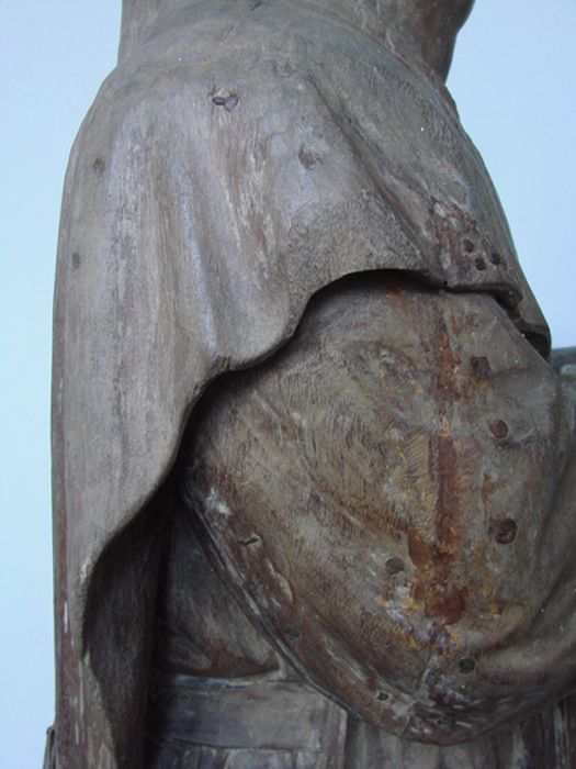 statue : Saint Bruno, détail