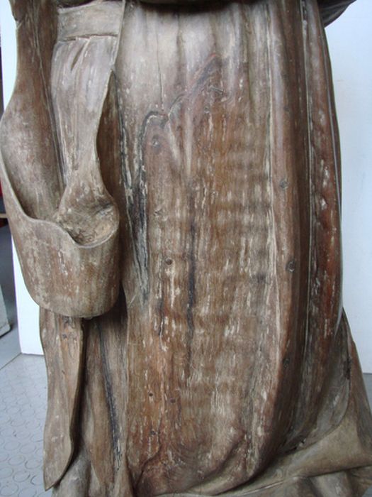 statue : Saint Bruno, détail