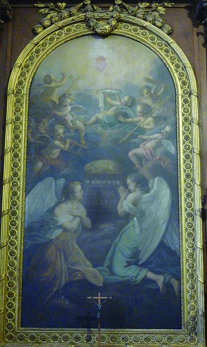 tableau : Adoration du Sacré-Coeur (l')