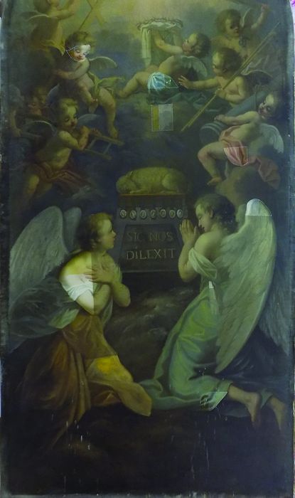 tableau : Adoration du Sacré-Coeur (l')