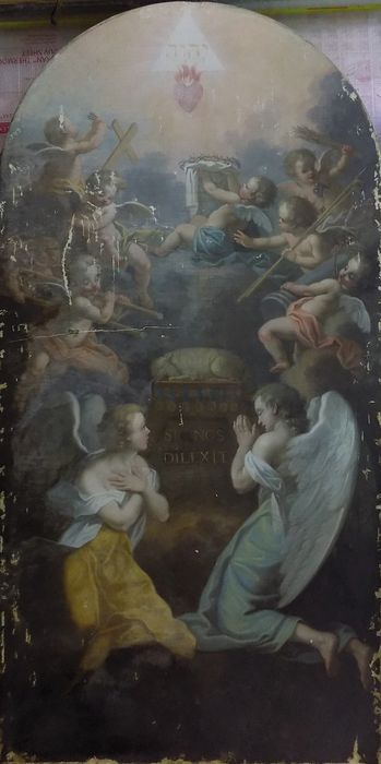 tableau : Adoration du Sacré-Coeur (l')