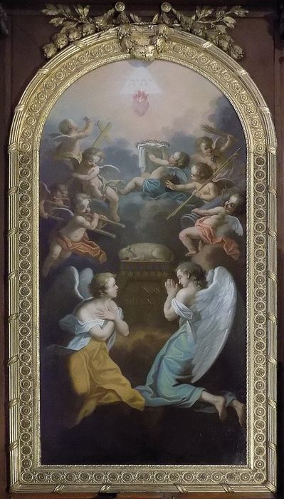 tableau : Adoration du Sacré-Coeur (l')