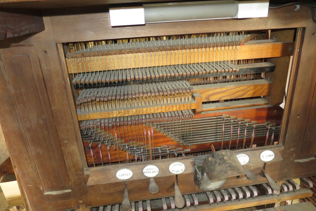 orgue de choeur, détail