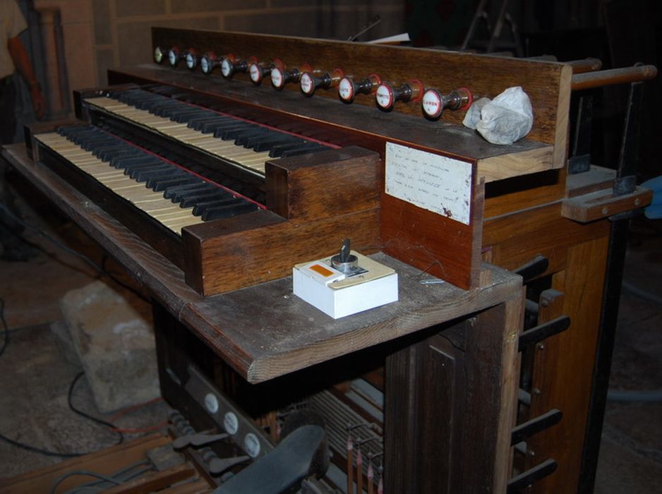 orgue de choeur, détail