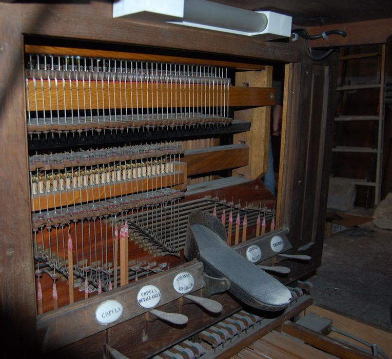 orgue de choeur, détail