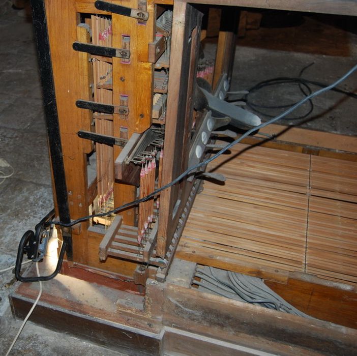 orgue de choeur, détail