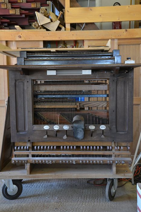 orgue de choeur, détail