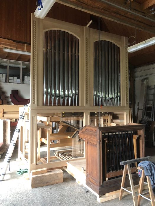 orgue de choeur, vue partielle