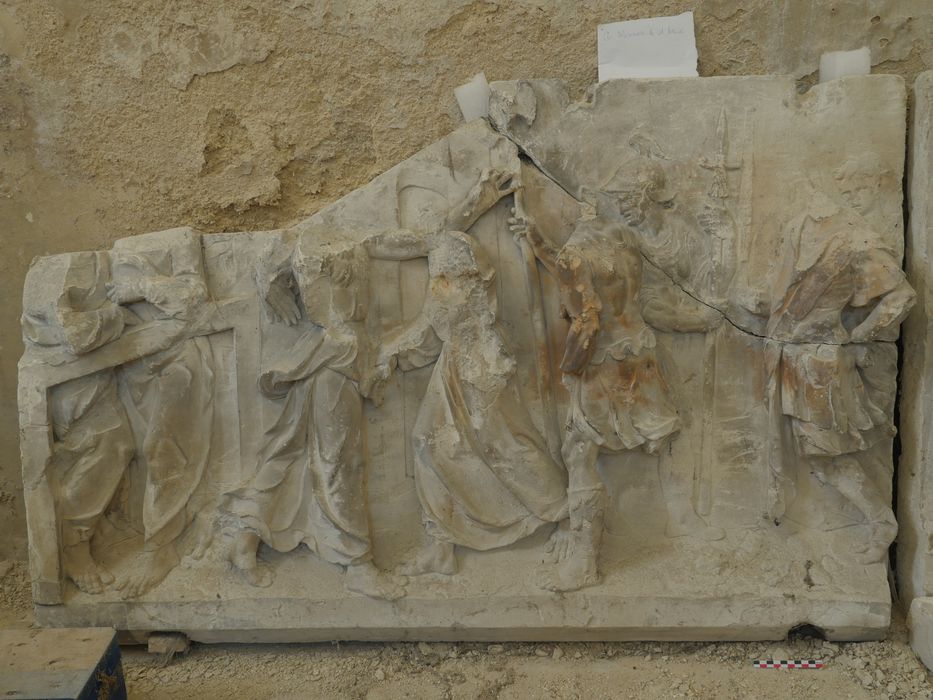 bas-relief : Délivrance de saint Pierre (la)