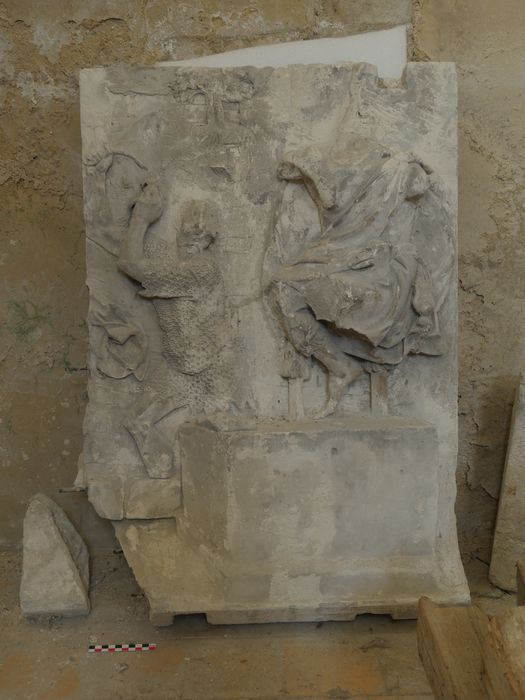 bas-relief : Martyre de saint Pierre et de saint Paul (le)