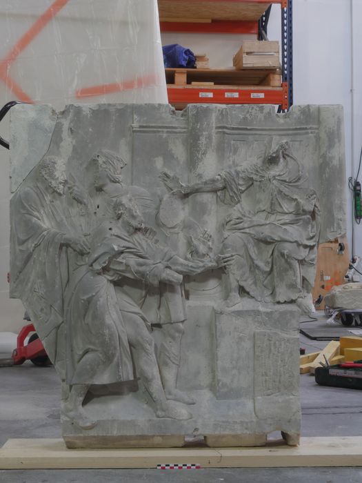 bas-relief : Conversion de Sergius Paulus (la)