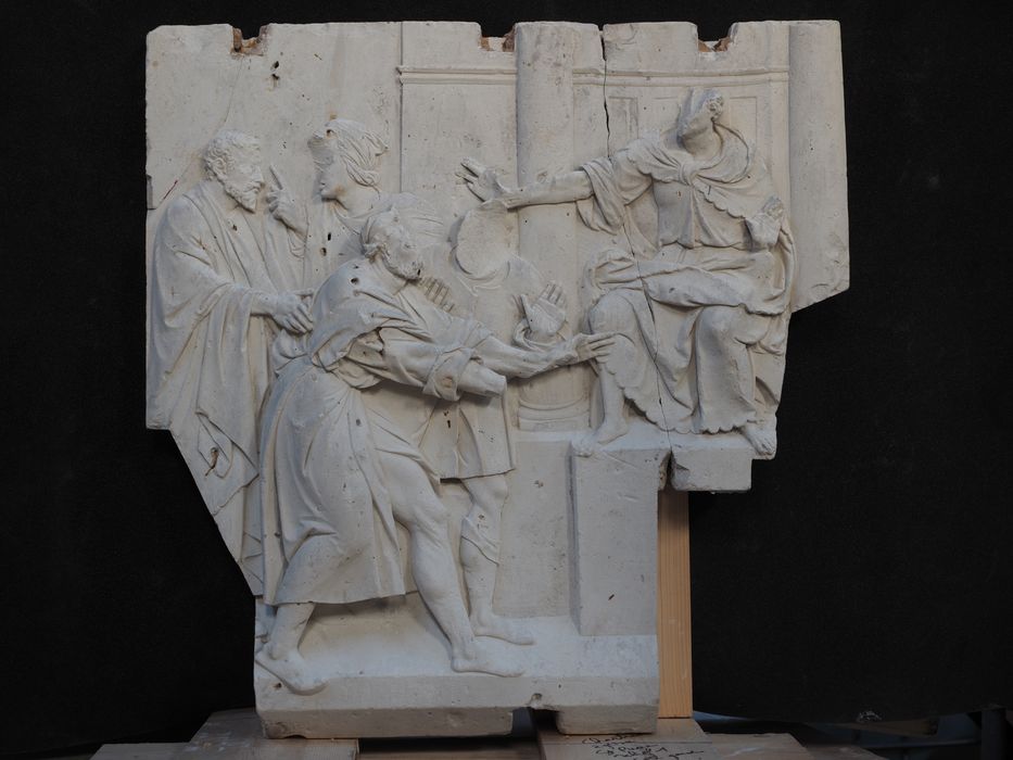 bas-relief : Conversion de Sergius Paulus (la)