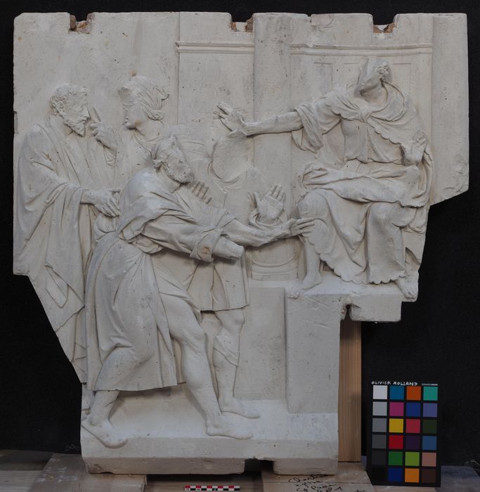 bas-relief : Conversion de Sergius Paulus (la)