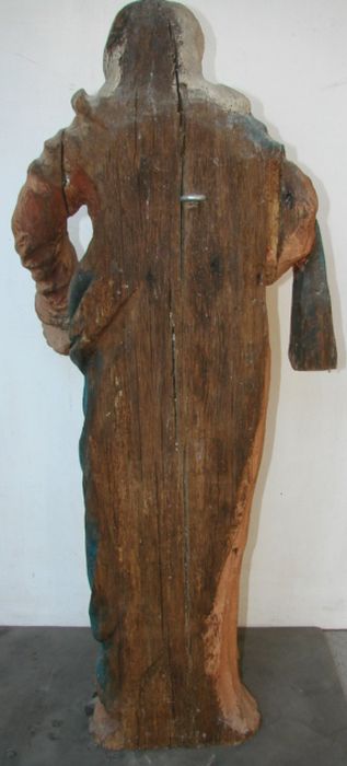 statue : Sainte Julienne, revers