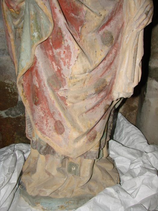 statue : saint Memmie, détail